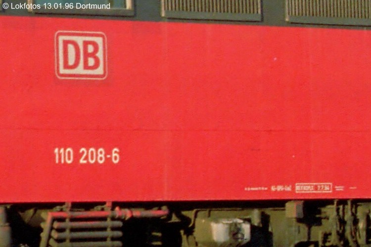 Kein weiteres Foto der Lok 208 vorhanden