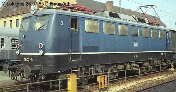 Kein weiteres Foto der Lok 221 vorhanden