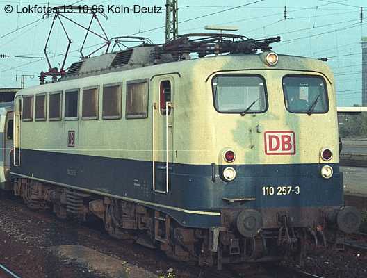 Kein weiteres Foto der Lok 257 vorhanden