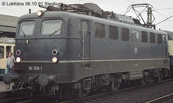 Kein weiteres Foto der Lok 258 vorhanden