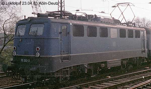 Kein weiteres Foto der Lok 262 vorhanden