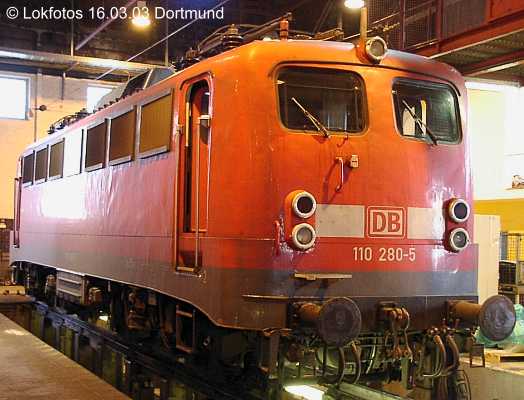 Kein weiteres Foto der Lok 280 vorhanden