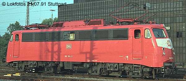 Kein weiteres Foto der Lok 291 vorhanden