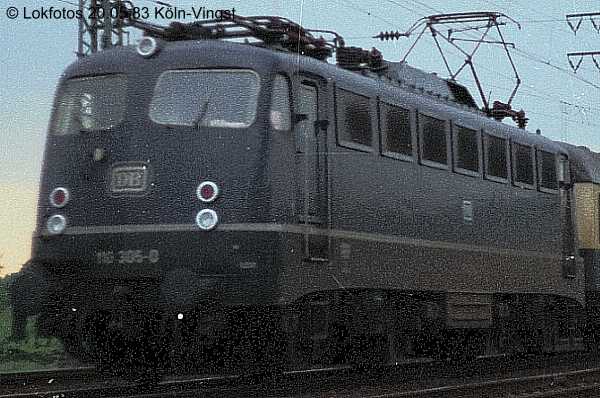Kein weiteres Foto der Lok 305 vorhanden