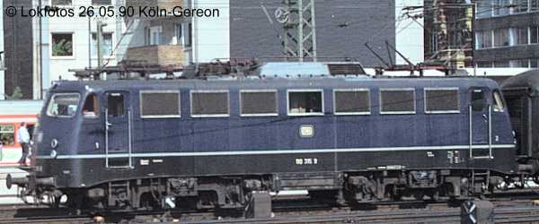 Kein weiteres Foto der Lok 315 vorhanden