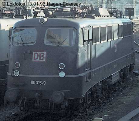 Kein weiteres Foto der Lok 315 vorhanden