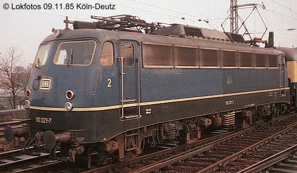 Kein weiteres Foto der Lok 321 vorhanden