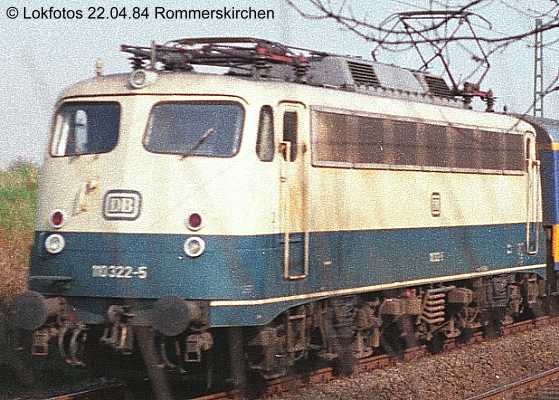Kein weiteres Foto der Lok 322 vorhanden
