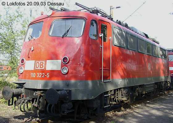 Kein weiteres Foto der Lok 322 vorhanden