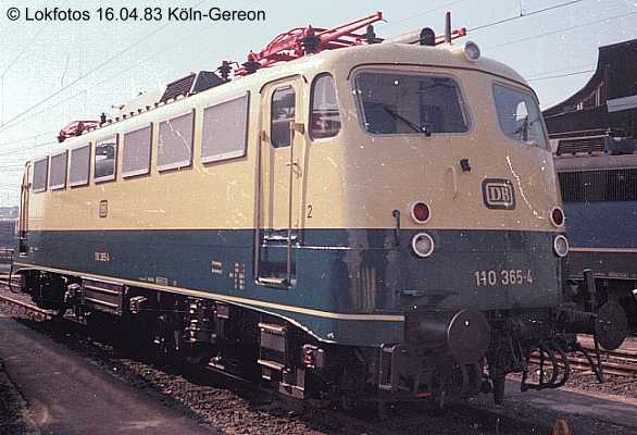 Kein weiteres Foto der Lok 365 vorhanden