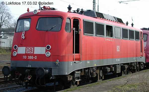 Kein weiteres Foto der Lok 386 vorhanden