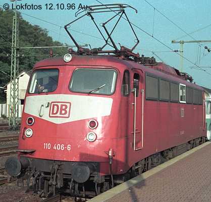 Kein weiteres Foto der Lok 406 vorhanden
