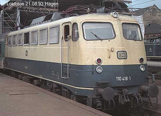 Kein weiteres Foto der Lok 418 vorhanden