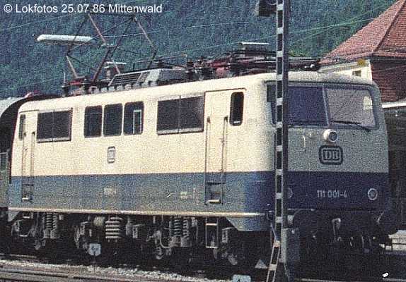 Kein weiteres Foto der Lok 001 vorhanden