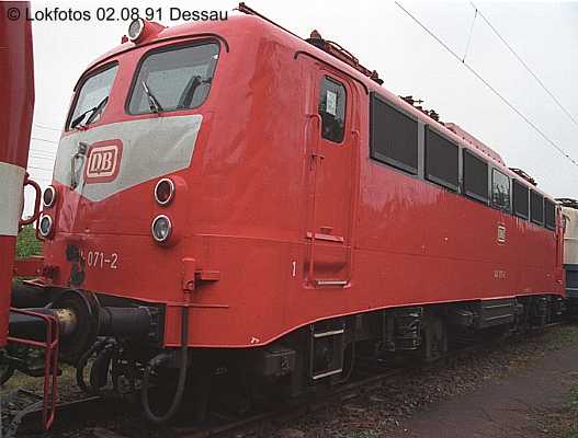 Kein weiteres Foto der Lok 071 vorhanden