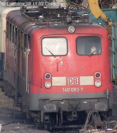 Kein weiteres Foto der Lok 083 vorhanden
