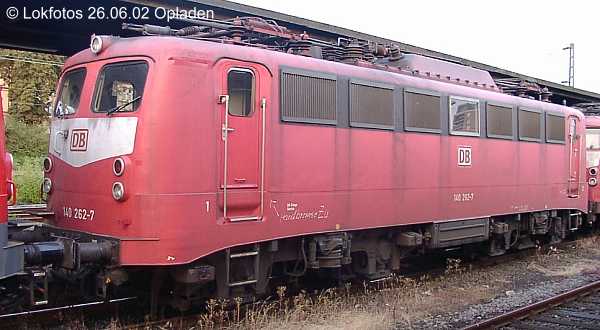 Kein weiteres Foto der Lok 262 vorhanden