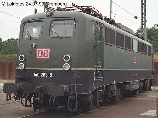 Kein weiteres Foto der Lok 263 vorhanden