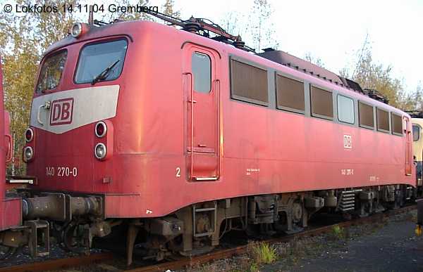 Kein weiteres Foto der Lok 270 vorhanden