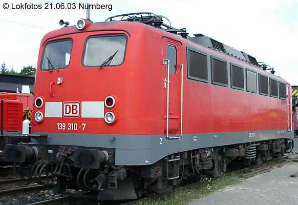 Kein weiteres Foto der Lok 310 vorhanden