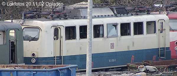 Kein weiteres Foto der Lok 416 vorhanden