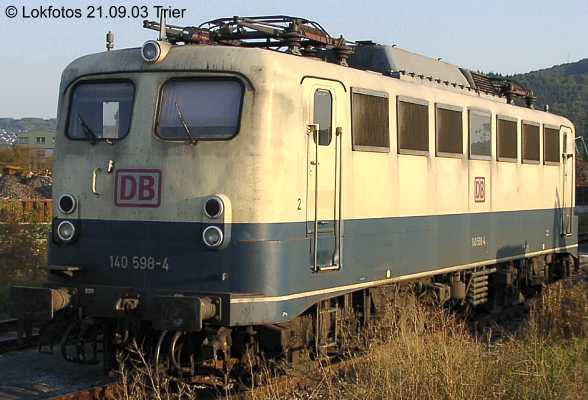 Kein weiteres Foto der Lok 598 vorhanden