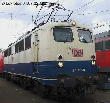 Kein weiteres Foto der Lok 717 vorhanden