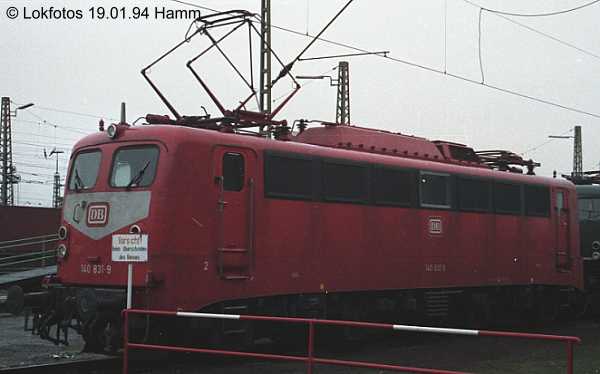 Kein weiteres Foto der Lok 831 vorhanden