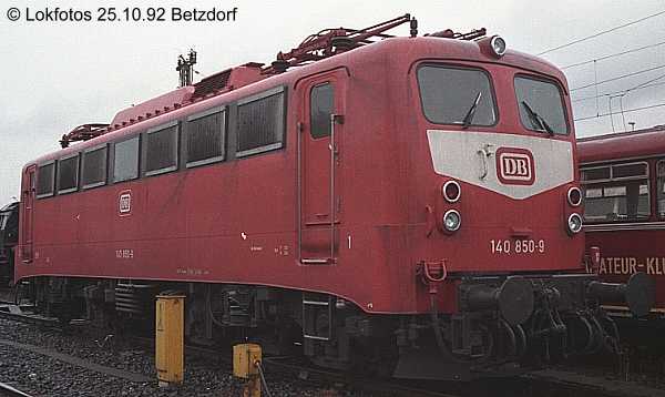 Kein weiteres Foto der Lok 850 vorhanden
