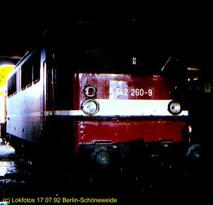 Kein weiteres Foto der Lok 260 vorhanden