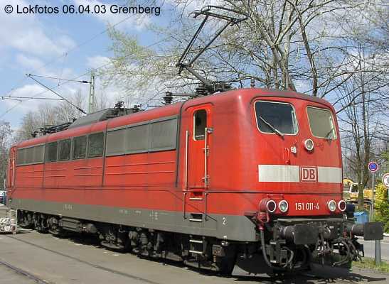 Kein weiteres Foto der Lok 011 vorhanden