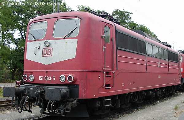 Kein weiteres Foto der Lok 063 vorhanden