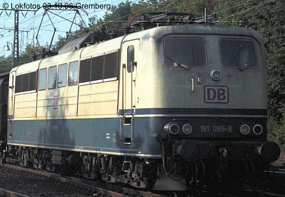 Kein weiteres Foto der Lok 085 vorhanden