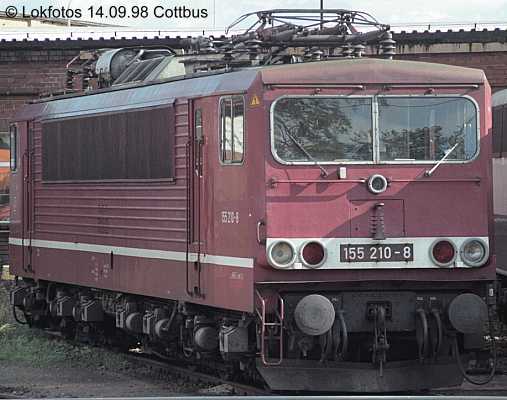 Kein weiteres Foto der Lok 210 vorhanden