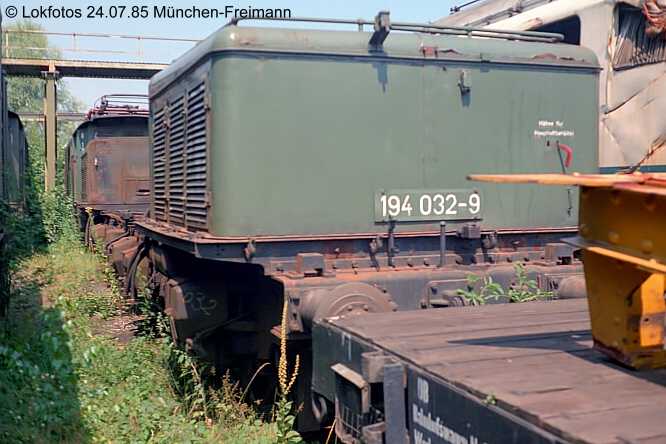 Kein weiteres Foto der Lok 032 vorhanden