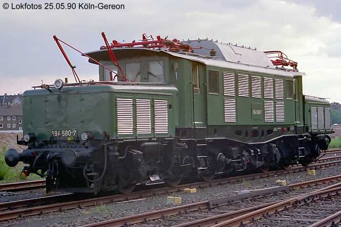 Kein weiteres Foto der Lok 580 vorhanden