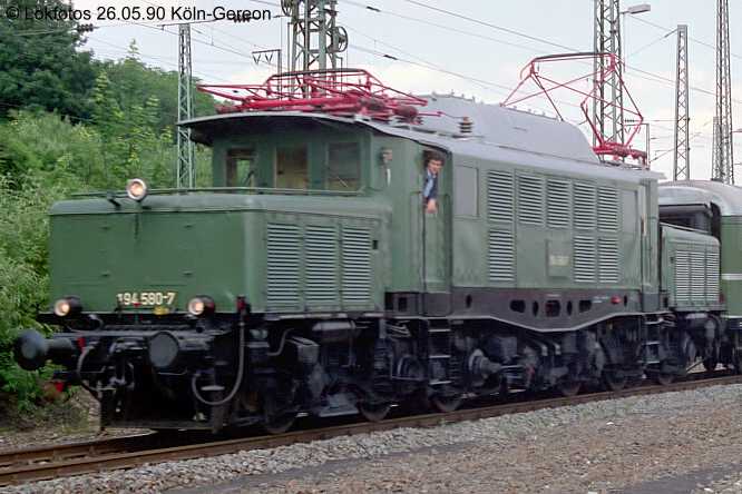 Kein weiteres Foto der Lok 580 vorhanden