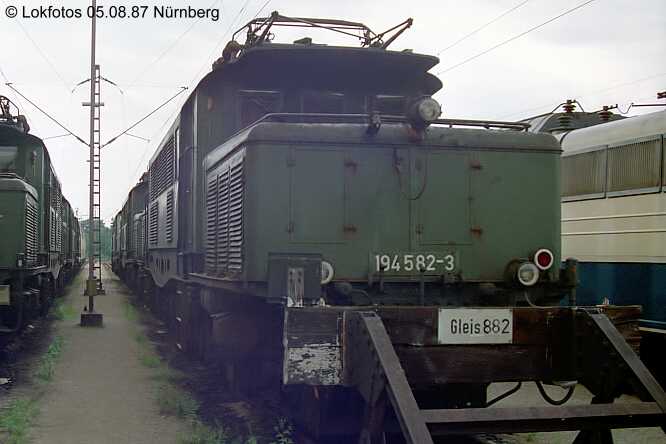 Kein weiteres Foto der Lok 582 vorhanden