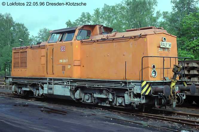 Kein weiteres Foto der Lok 139 vorhanden
