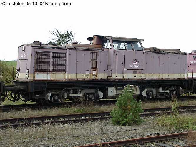 Kein weiteres Foto der Lok 312 vorhanden