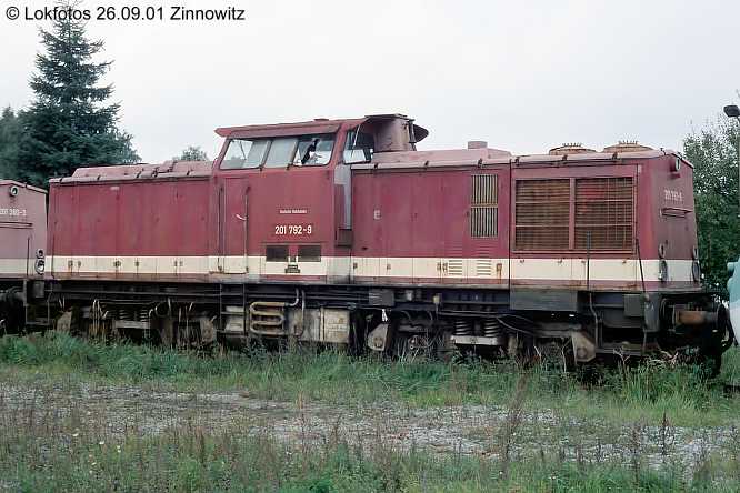 Kein weiteres Foto der Lok 792 vorhanden