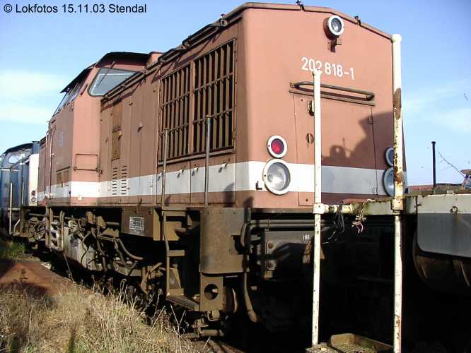 Kein weiteres Foto der Lok 818 vorhanden
