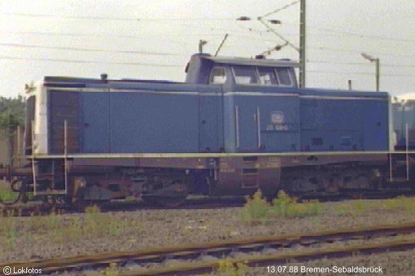 Kein weiteres Foto der Lok 106 vorhanden