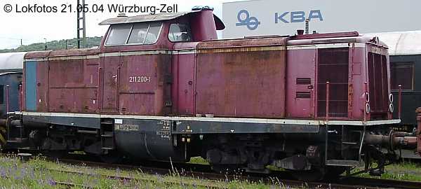 Kein weiteres Foto der Lok 200 vorhanden