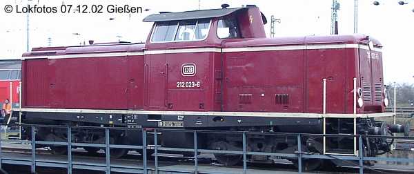 Kein weiteres Foto der Lok 023 vorhanden