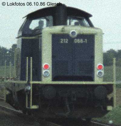 Kein weiteres Foto der Lok 068 vorhanden