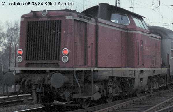 Kein weiteres Foto der Lok 103 vorhanden