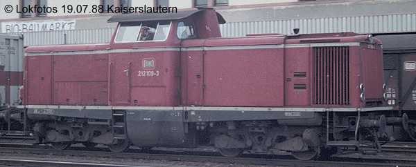 Kein weiteres Foto der Lok 109 vorhanden