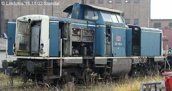 Kein weiteres Foto der Lok 158 vorhanden