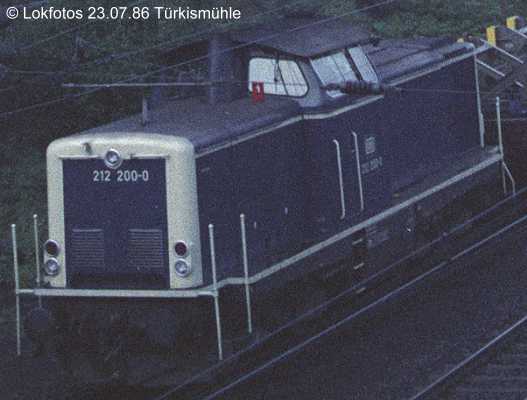 Kein weiteres Foto der Lok 200 vorhanden